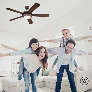 Foto 8 | Foto 8 | Ventilador Westinghouse 78712 Comet Café Rústico Control Cadena 52 Pulgadas