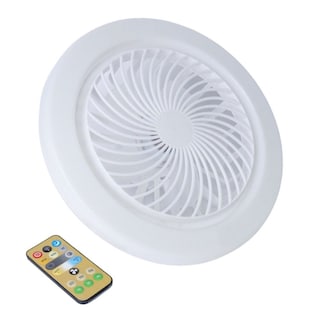 Foto 1 | Foto 1 | Lámpara Ventilador De Techo Con Luz 3 Velocidades Para Dormitorio Y Cocina