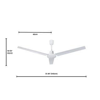 Foto 5 | Foto 5 | Ventilador De Techo 56 Pulgadas, 3 Aspas, 5 Velocidades