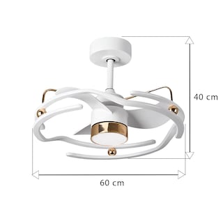 Foto 8 | Foto 8 | Ventilador De Techo Cityluz Premium Con 6 Velocidades Y Tecnología Led Integrada
