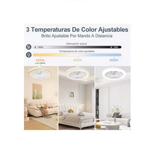 Foto 6 | Foto 6 | Ventilador Prodotty con Luz Led Multifuncional