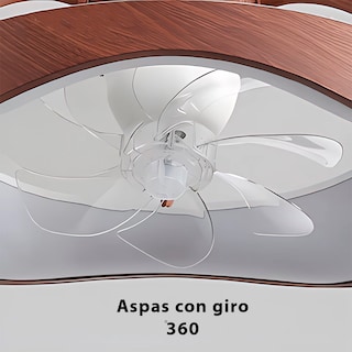 Foto 2 | Foto 2 | Cityluz Ventilador De Techo Led Con Control Remoto – 4 Velocidades Y 3 Temperaturas De Luz 72w, 40cm X 12.5cm, Incluye 1 Unidad