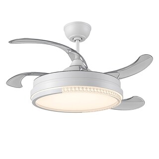 Foto 1 | Foto 1 | Ventilador 4 Aspas Invisibles – 50w Led Blanco, 6 Velocidades