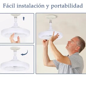 Foto 4 | Foto 4 | Lámpara Xtellar Ventilador De Techo Led Silencioso Con 3 Velocidades Control Remoto Aromaterapia