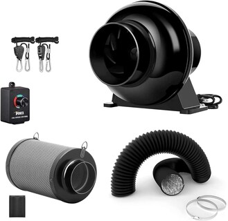 Foto 1 | Foto 1 | Kit De Ventilación Ipower De 4 Pulgadas Y 195 Cfm Con Filtro De Carbono Y Ducto - Venta Internacional.