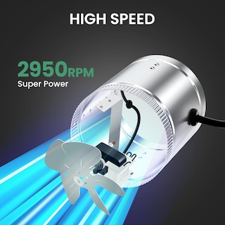 Foto 2 | Foto 2 | Ventilador Amplificador De Conductos En Línea Ipower De 6 Pulgadas Y 240 Cfm Con Power Co - Venta Internacional.