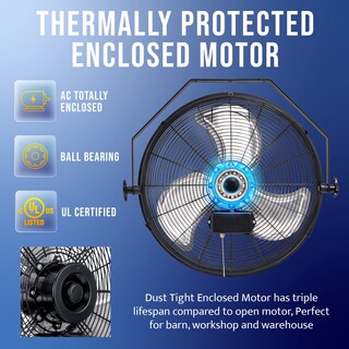 Foto 5 | Foto 5 | Ventilador De Pared Tornado De 18 Pulgadas High Velocity Industrial 4000 Cfm - Venta Internacional.