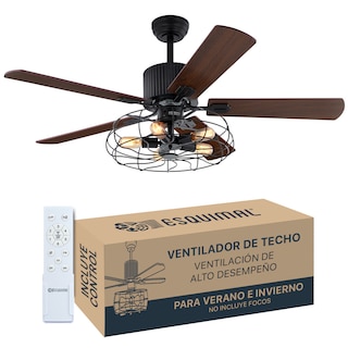 Foto 1 | Foto 1 | Ventilador de Techo con Luz Esquimal 132 Cm 6 Velocidades
