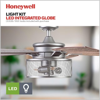 Foto 6 | Foto 6 | Ventilador De Techo Honeywell Carnegie Industrial 132 Cm Con Luz - Venta Internacional.