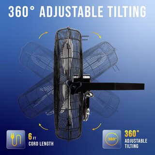 Foto 4 | Foto 4 | Ventilador De Pared Tornado High Velocity Industrial De 18 Pulgadas (paquete De 2) - Venta Internacional.