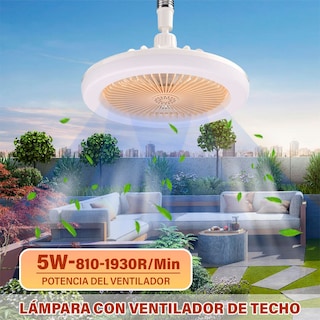 Foto 3 | Foto 3 | Lampara Ventilador De Techo 11 Pulg Megaluz