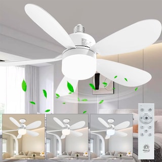 Foto 2 | Foto 2 | Lampara Led Con Ventilador Tianlai 5 Aspas Desmontables