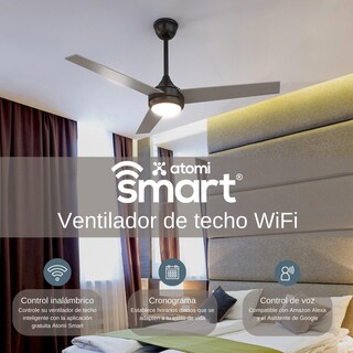 Foto 2 | Foto 2 | Ventilador De Techo Atomi Smart Alexa Y Google Assistant