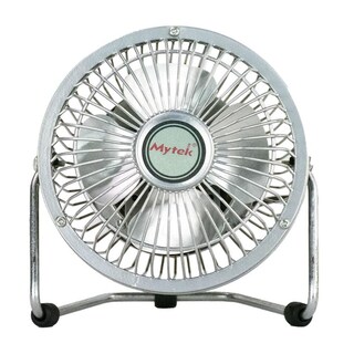Foto 1 | Foto 1 | Ventilador de Escritorio Mytek 3131 color Plata 4 \" 10 CM Portátil Metal