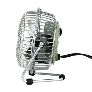 Foto 3 | Foto 3 | Ventilador de Escritorio Mytek 3131 color Plata 4 \" 10 CM Portátil Metal