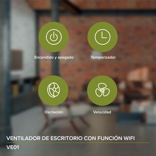 Foto 4 | Foto 4 | Ventilador de Escritorio Avera VE01 color Blanco