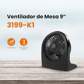Foto 5 | Foto 5 | Ventilador de Escritorio Mytek MY3199K color Negro 9 \