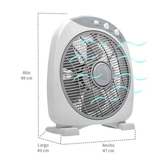 Foto 5 | Foto 5 | Ventilador de Escritorio Iusa color Blanco