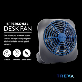 Foto 3 | Foto 3 | Venta Internacional - Ventilador a Batería O2cool Treva de Escritorio Portátil 5 Pulgadas