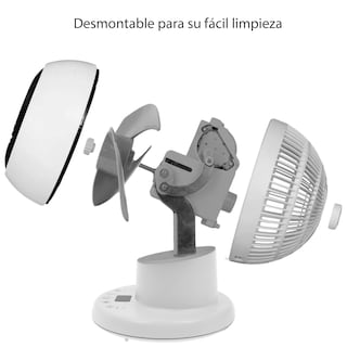 Foto 3 | Foto 3 | Ventilador Pallpall Tipo Woozoo Blanco Giratorio con Control Remoto