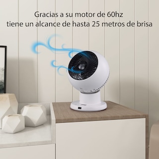 Foto 8 | Foto 8 | Ventilador Pallpall Tipo Woozoo Blanco Giratorio con Control Remoto