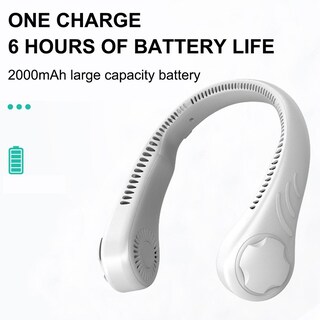 Foto 3 | Foto 3 | Ventilador Portátil De Cuello Colgante Panont Corbast Con Batería De 1200 Mah - Venta Internacional.