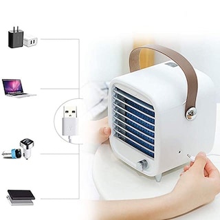 Foto 3 | Foto 3 | Mini Refrigerador Pequeño Ventilador Sin Hojas De Plástico Para El Hogar - Venta Internacional.