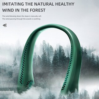 Foto 2 | Foto 2 | Ventilador De Cuello Portátil Tipo Halter, Lazy Sports, Mini Colgante, Usb - Venta Internacional.