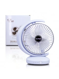 Foto 1 | Foto 1 | Ventilador de Escritorio Playbox VE3-033 color Plata con Velocidad Ajustable