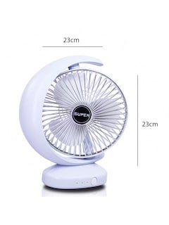 Foto 3 | Foto 3 | Ventilador de Escritorio Playbox VE3-033 color Plata con Velocidad Ajustable
