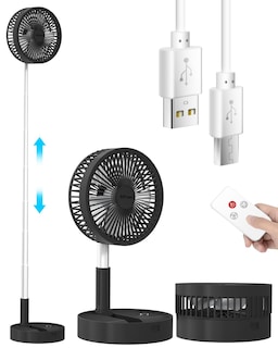Foto 1 | Foto 1 | Ventilador de Pie Aicase Plegable Portátil Recargable - Venta Internacional