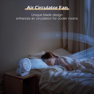 Foto 7 | Foto 7 | Ventilador Recargable Batería de 6000 mAh 4 Velocidades con Temporizador - Venta Internacional