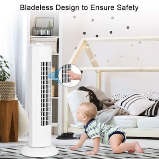 Foto 5 | Foto 5 | Ventilador Tipo Torre Costway Oscilante Blanco - Venta Internacional
