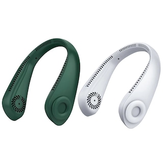 Foto 2 | Foto 2 | Ventilador para Cuello Portátil Recargable por Usb Blanco - Venta Internacional