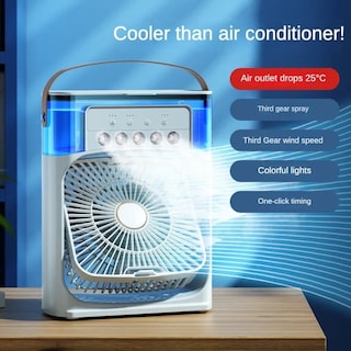 Foto 4 | Foto 4 | Ventilador y Humidificador Portátil de 600 ml con 5 Boquillas - Venta Internacional