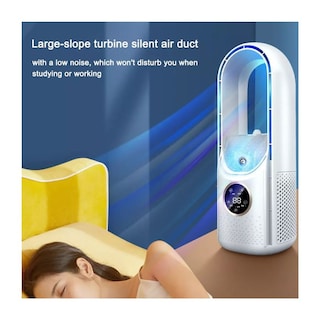Foto 4 | Foto 4 | Ventilador de Mesa Blanco Portátil-Venta Internacional