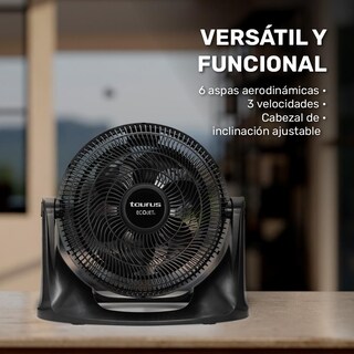 Foto 7 | Foto 7 | Circulador Turbine 14'' Negro - Potente y eficiente