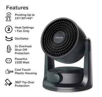 Foto 4 | Foto 4 | Calefactor Y Ventilador Honeywell Hhf540 Turbo Force Reacondicionado