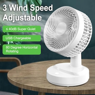 Foto 2 | Foto 2 | Ventilador Recargable Blanco-Venta Internacional