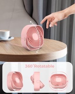 Foto 6 | Foto 6 | Ventilador de Escritorio Rjvw Small Usb de 4 Pulgadas - Venta Internacional