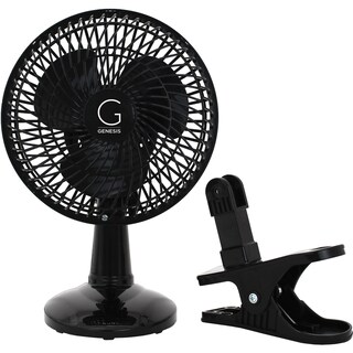 Foto 1 | Foto 1 | Ventilador De Mesa Convertible Clip Genesis, 6 Pulgadas, Negro - Venta Internacional.