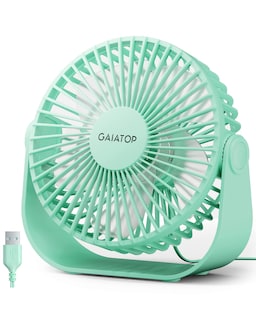 Foto 1 | Foto 1 | Ventilador De Escritorio Gaiatop Usb Portátil De 3 Velocidades Con Fuerte Flujo De Aire Verde - Venta Internacional.