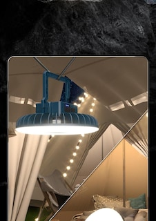 Foto 4 | Foto 4 | Ventilador De Camping Led Multifuncional Para Uso Doméstico - Venta Internacional.
