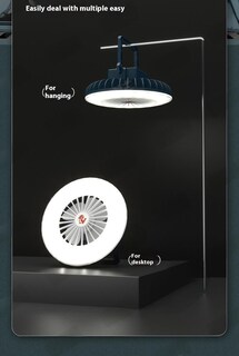 Foto 5 | Foto 5 | Ventilador De Camping Led Multifuncional Para Uso Doméstico - Venta Internacional.