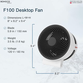 Foto 4 | Foto 4 | Ventilador De Ducha De Aire De Escritorio Boneco F100 Con Circulador De Aire Blanco - Venta Internacional.