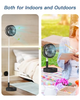 Foto 6 | Foto 6 | Ventilador De Pie Aicase, Plegable, Portátil, Telescópico Con Batería Recargable - Venta Internacional.