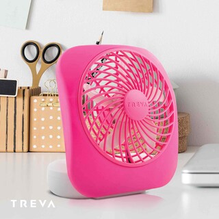 Foto 5 | Foto 5 | Ventilador de Escritorio Treva Rosa 5 Pulgadas - Venta Internacional