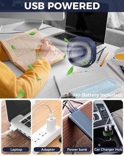 Foto 5 | Foto 5 | Ventilador de Escritorio Rjvw Portátil-Venta Internacional