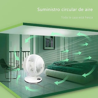 Foto 7 | Foto 7 | Ventilador Redondo Oscilatorio 12 Velocidades Control Remoto