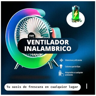 Foto 3 | Foto 3 | Ventilador Portátil Con Luz Led Color Rosa